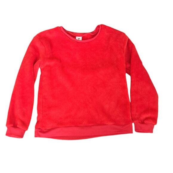 NWOT  Girl's Tucker + Tate Red Pullover Fleece Top Medium M 8 10 - Picture 1 of 4